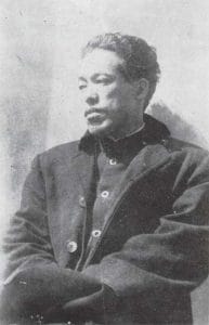 Fotografía de Kyūsaku Yumeno, autor de una novela de misterio sobrenatural japonesa